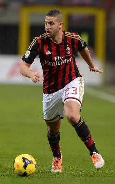 Adel Taarabt in AC Milan colours
