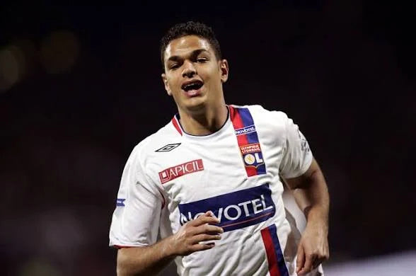 Hatem Ben Arfa in Olympique Lyonnais colours