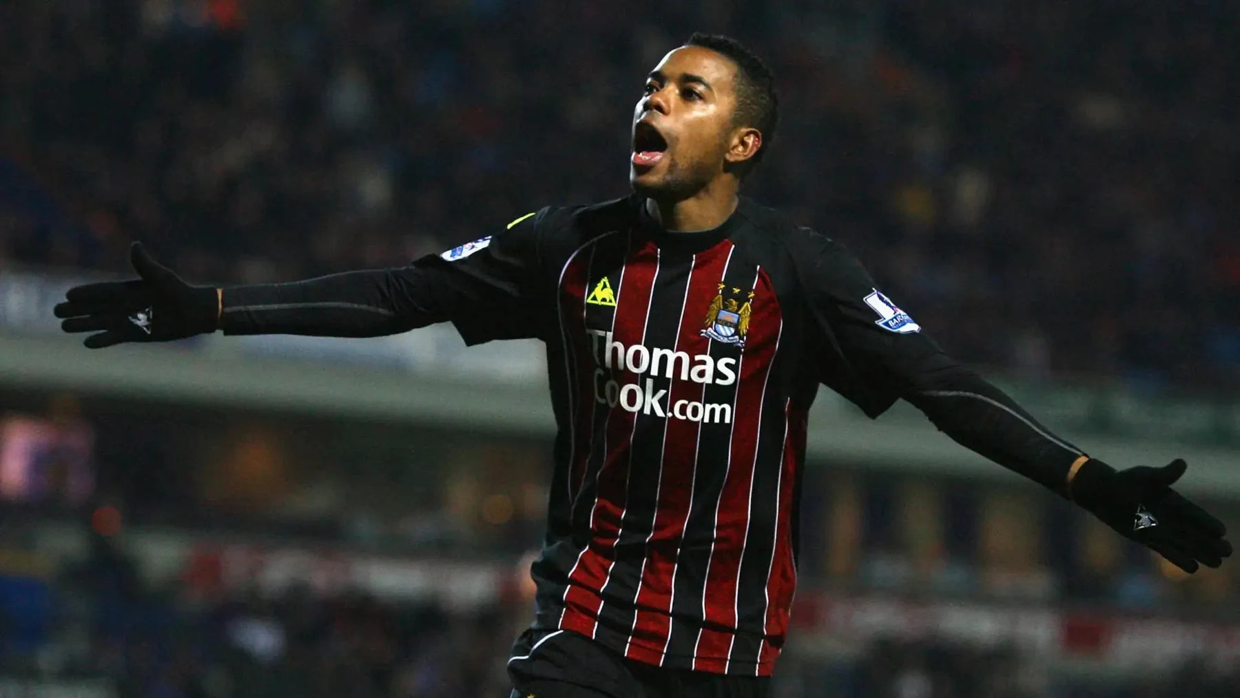 Robinho in Manchester City colours