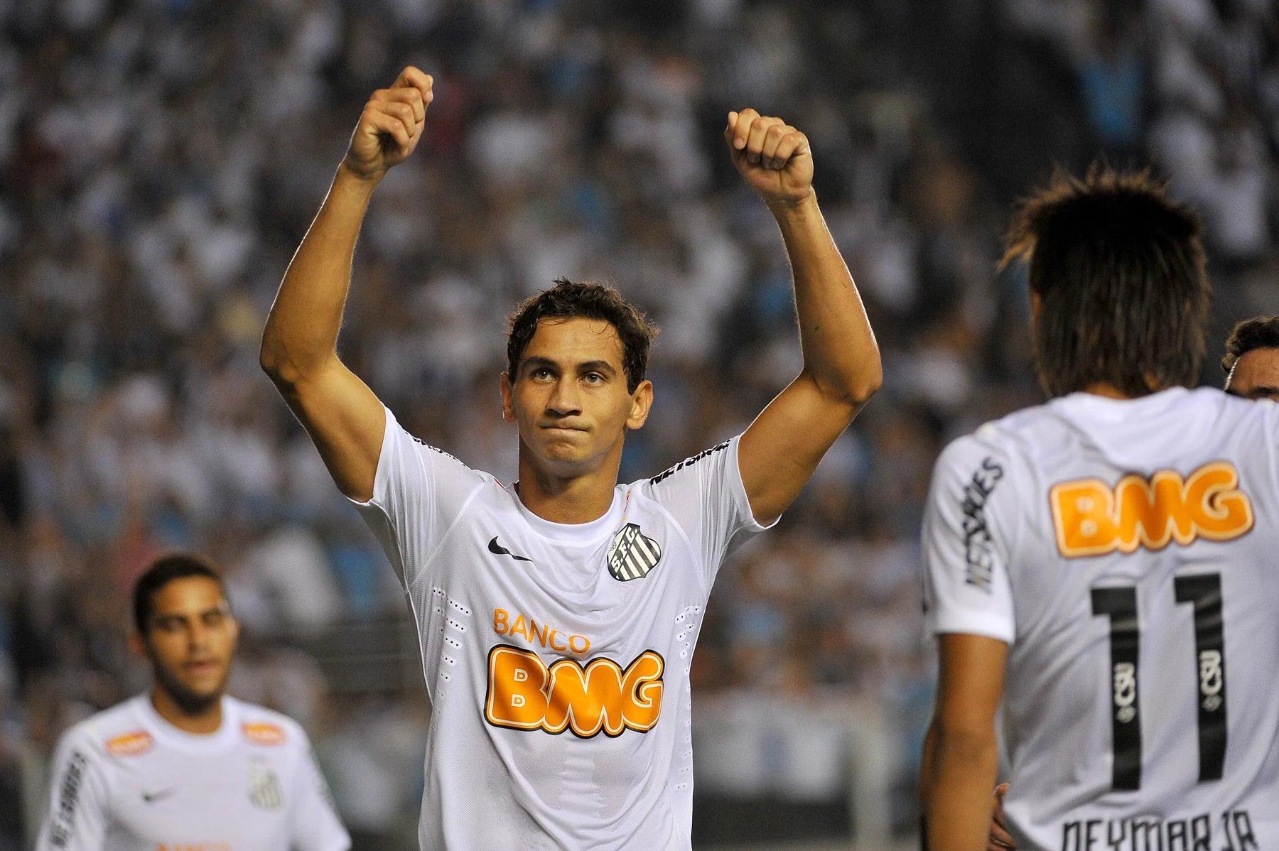 Paulo Henrique Ganso in Santos colours