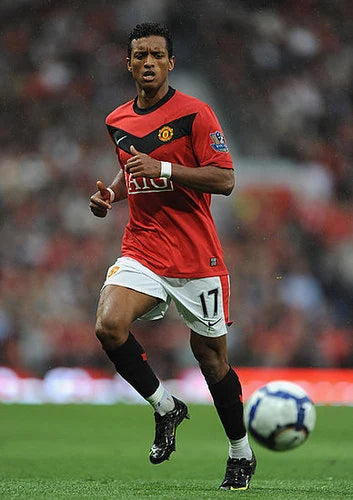 Nani in Manchester United colours
